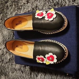 LOVE MOSCHINO LOAFERS SIZE 38 (8)